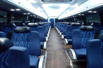 Inside View of Bus Charter